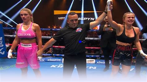 female fighter flashes|Boxing boob flash: Eddie Hearn rips Daniella Hemsley’s celebration